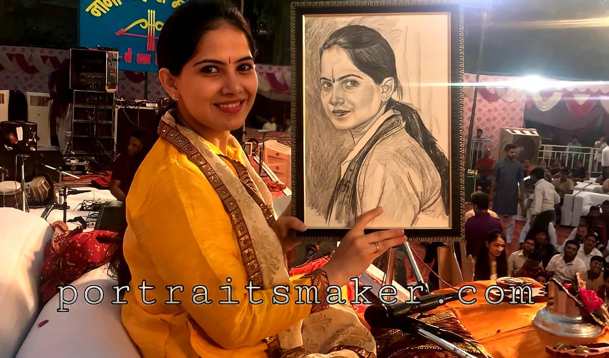 sketch artist in delhi, portrait artist in delhi